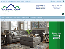 Tablet Screenshot of nixhomecenter.com